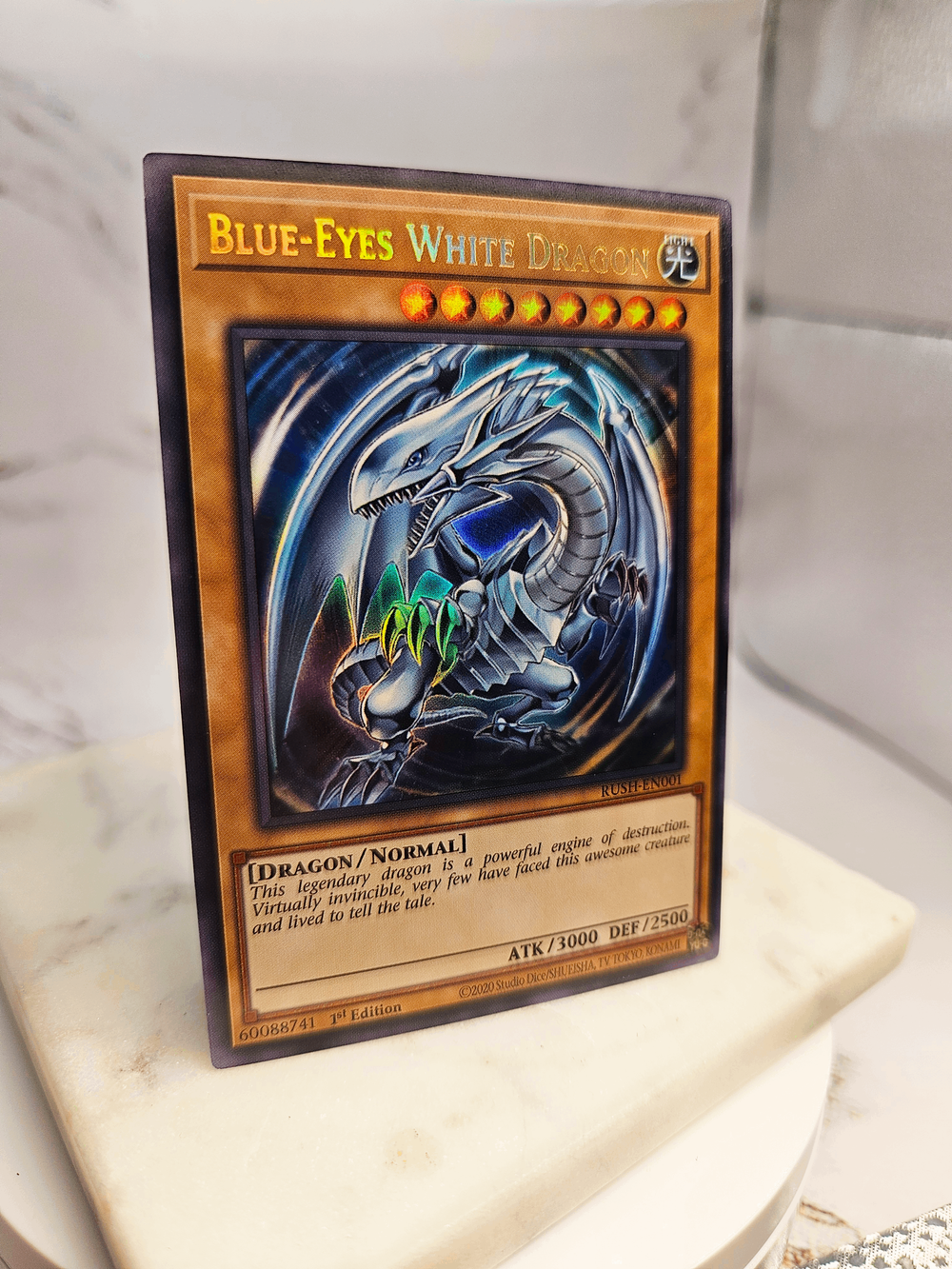 Blue-Eyes White Dragon (Rush Duel Art) — ValueTCG